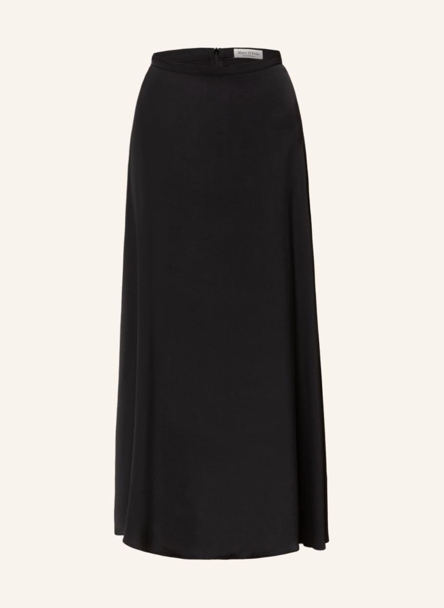 Marc O'Polo Satin skirt , Color: BLACK (Image 1)