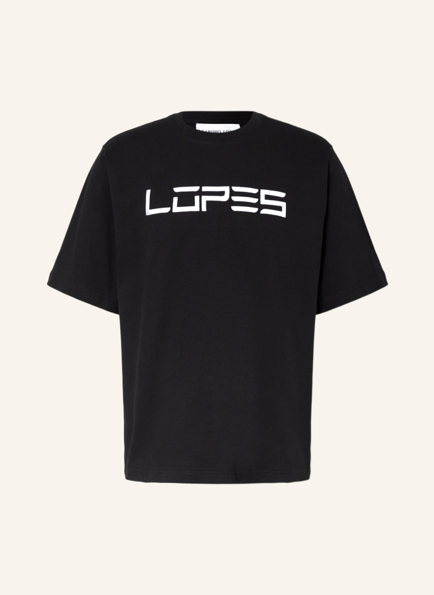 LEANDRO LOPES Oversized-Shirt, Farbe: SCHWARZ (Bild 1)