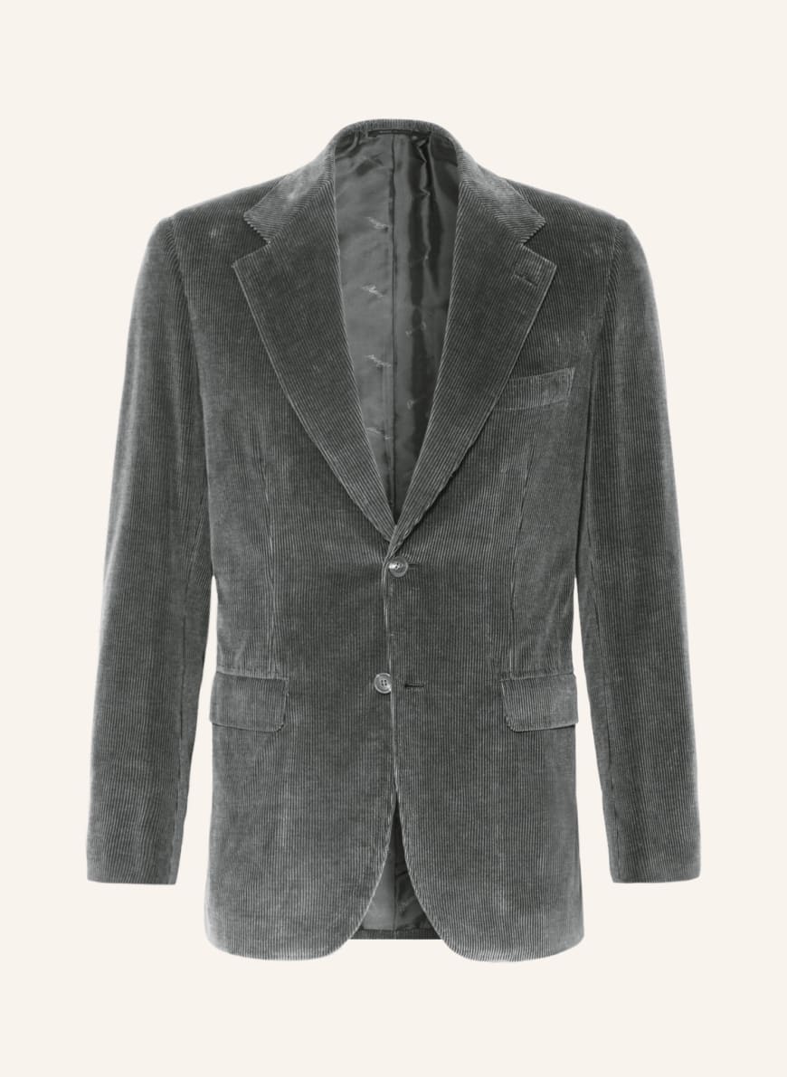 Brioni Corduroy suit jacket extra slim fit, Color: 1200 GRAPHITE(Image 1)
