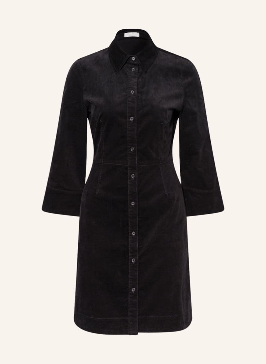 Marc O'Polo Shirt dress made of corduroy, Color: BLACK (Image 1)