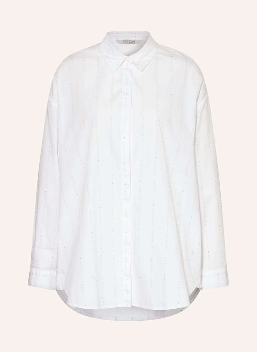 comma casual identity Hemdbluse, Farbe: WEISS (Bild 1)