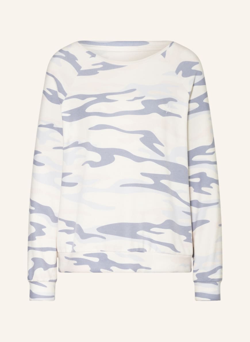 Juvia Pajama shirt, Color: WHITE/ BLUE GRAY/ CREAM(Image 1)