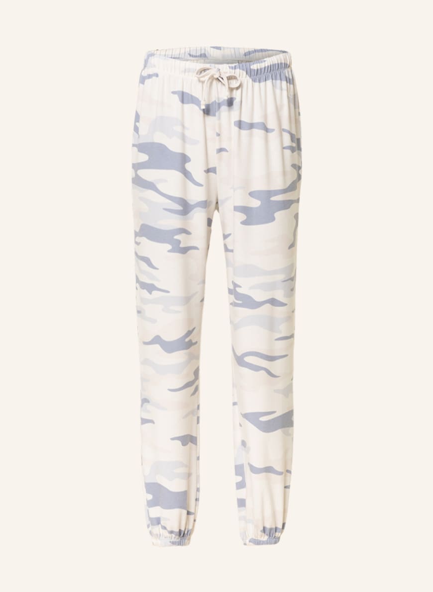 Juvia Pajama pants, Color: BLUE GRAY/ WHITE/ CREAM(Image 1)