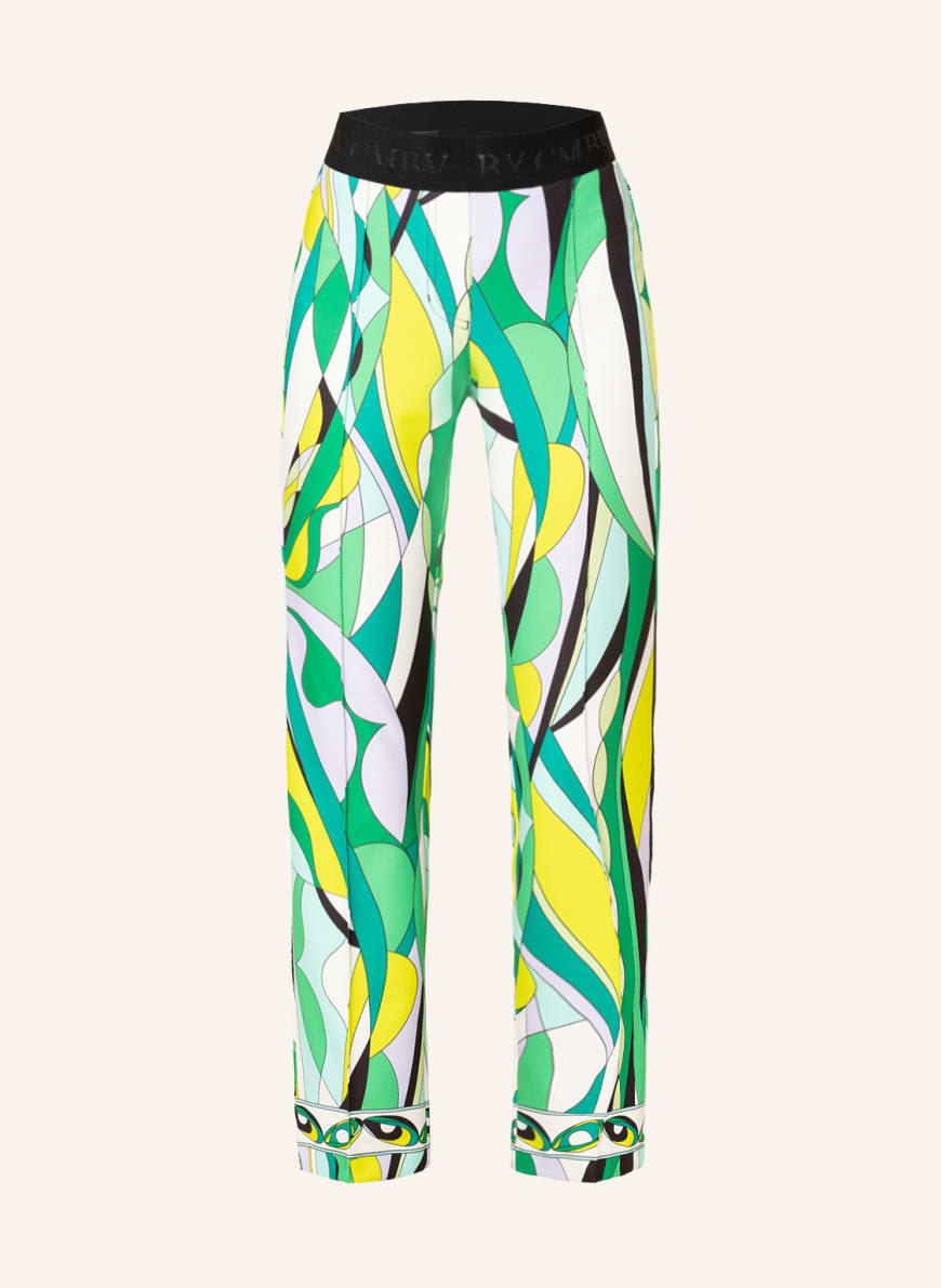 CAMBIO 7/8-trousers RANEE, Color: NEON GREEN/ YELLOW/ BLACK(Image 1)