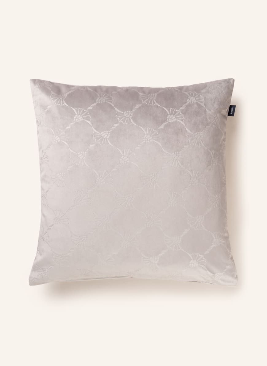JOOP! Velvet decorative cushion cover J!IMPRESS, Color: LIGHT GRAY (Image 1)
