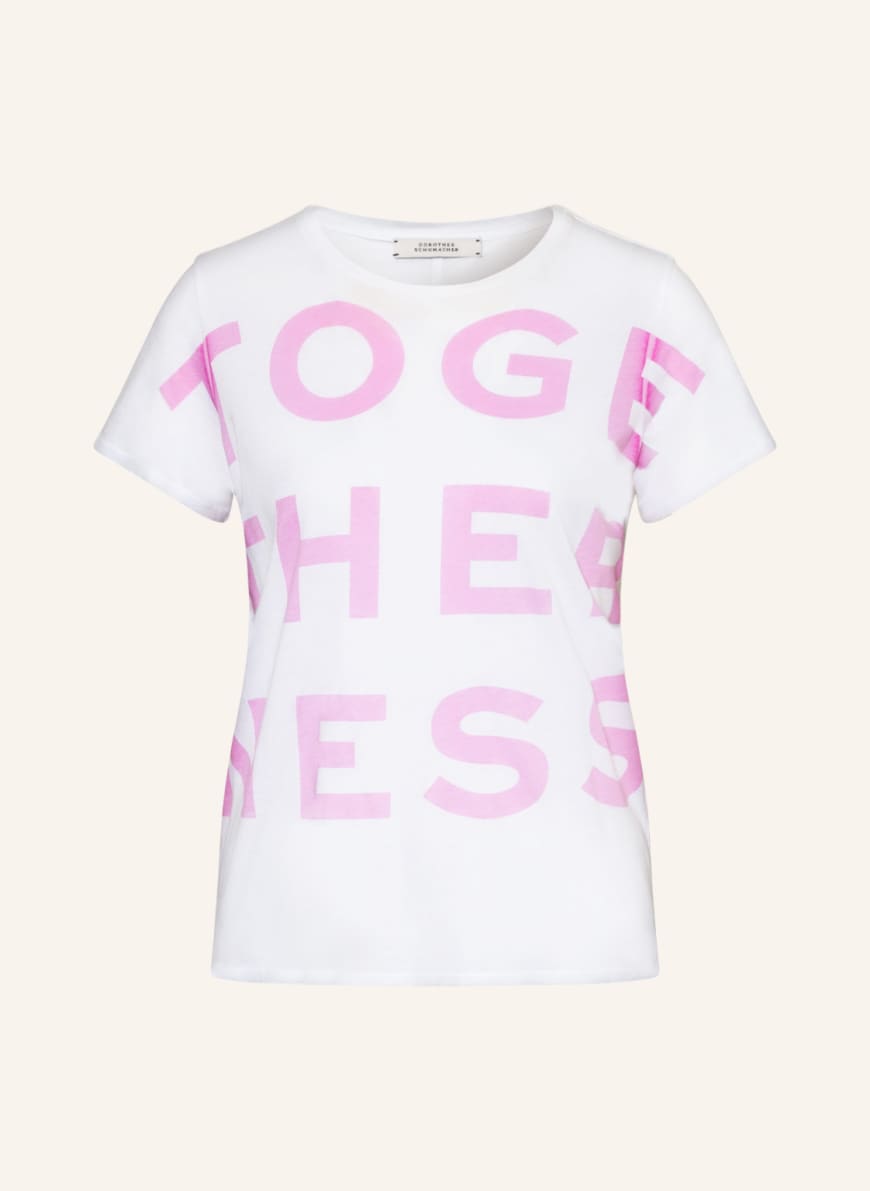 DOROTHEE SCHUMACHER T-shirt in white/ pink | Breuninger