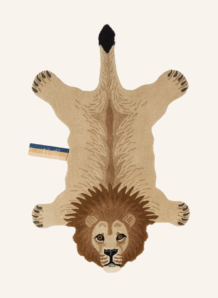 Doing GOODS Teppich MOODY LION, Farbe: CREME/ BEIGE/ SCHWARZ(Bild 1)