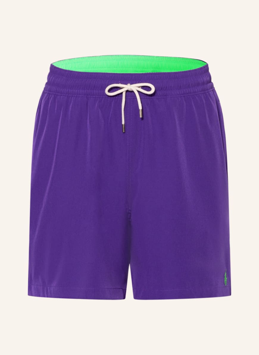 Purple polo shorts sales