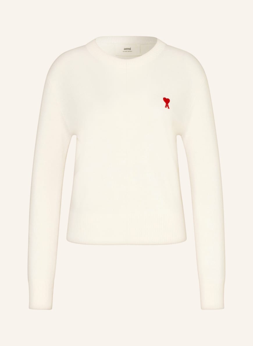 AMI PARIS Sweater, Color: 150 OFF WHITE (Image 1)