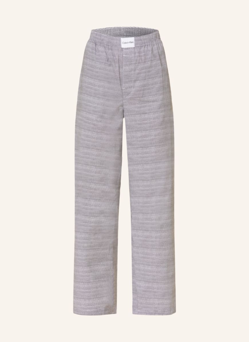 Calvin Klein Pajama pants PURE COTTON, Color: BLACK/ WHITE (Image 1)
