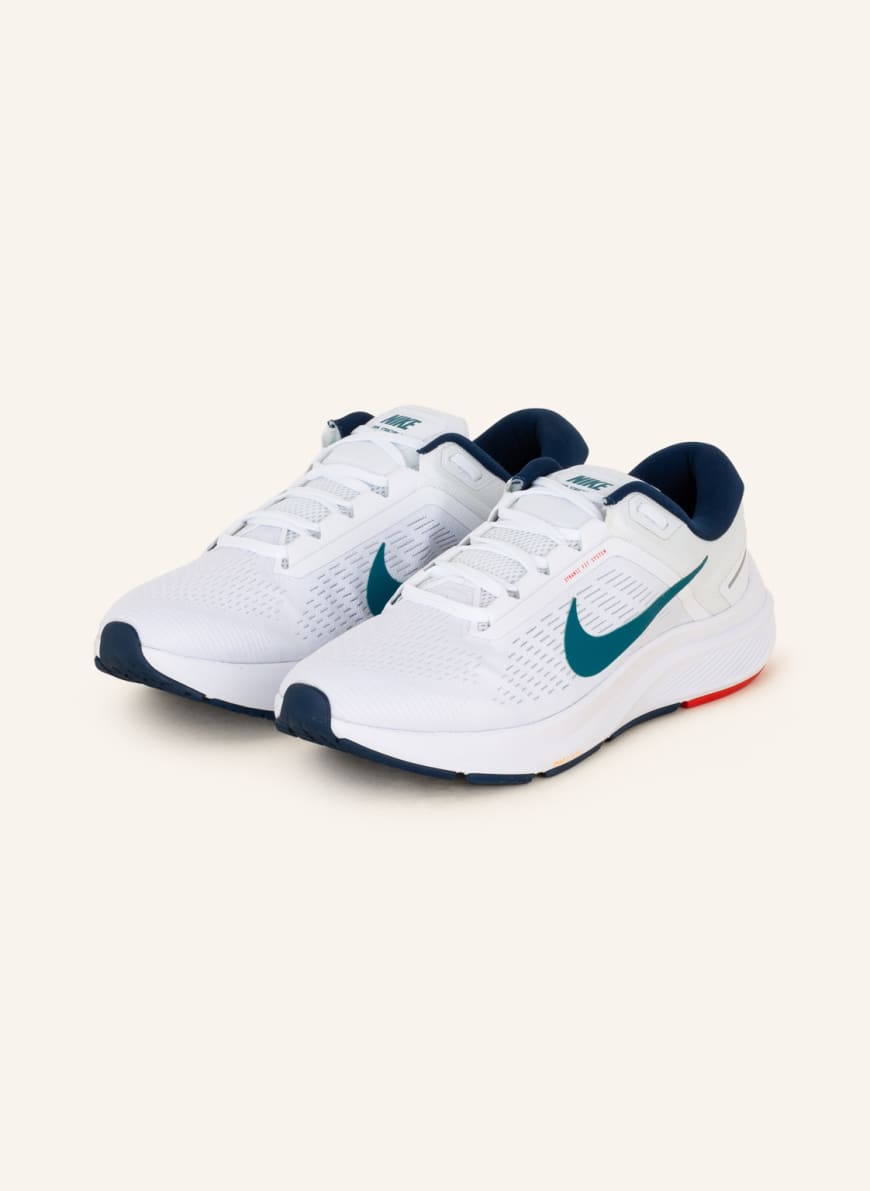 Nike Laufschuhe AIR ZOOM STRUCTURE 24, Farbe: WEISS/ PETROL(Bild 1)