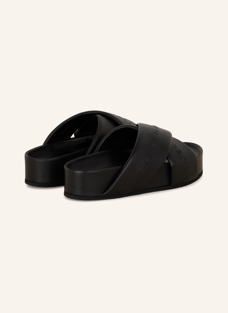 STELLA McCARTNEY Platform slides in black
