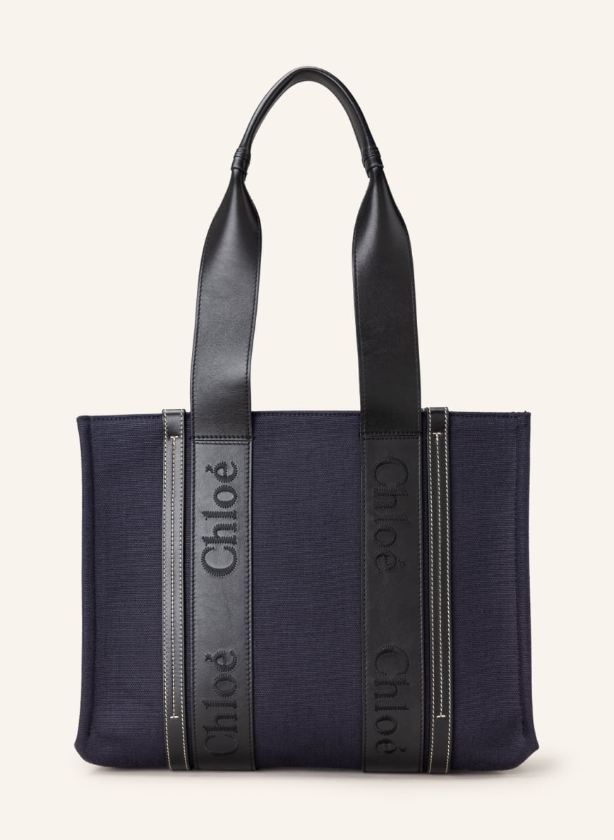 Chloé Handtasche WOODY, Farbe: DEEP DENIM(Bild 1)