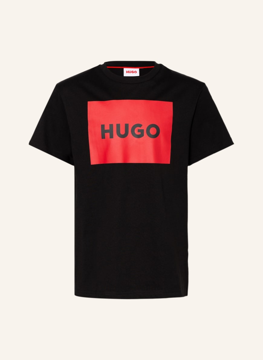 HUGO T-Shirt, Farbe: SCHWARZ/ ROT(Bild 1)