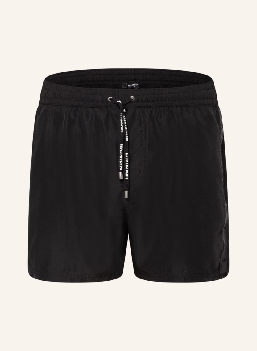 BALMAIN Swim shorts , Color: BLACK(Image 1)