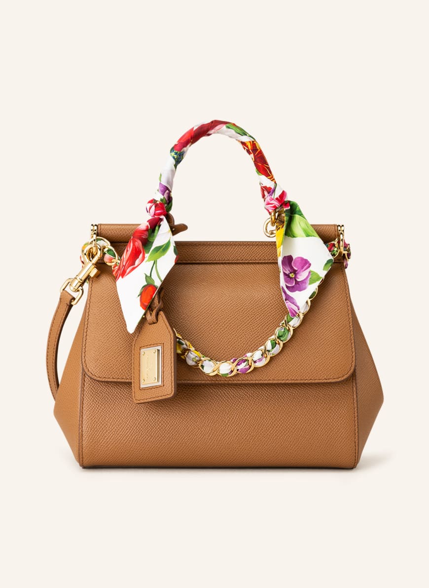 DOLCE & GABBANA Handbag SICILY, Color: BROWN(Image 1)