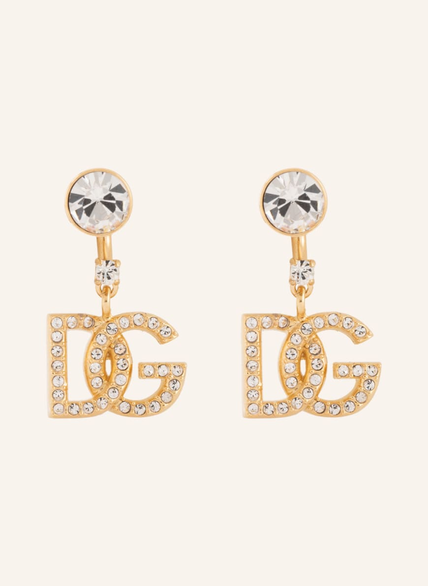DOLCE & GABBANA Dangle earrings, Color: GOLD/ WHITE(Image 1)