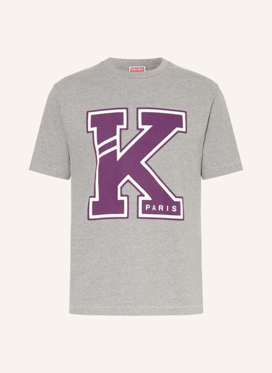 KENZO T-shirt, Color: GRAY/ DARK PURPLE/ WHITE(Image 1)
