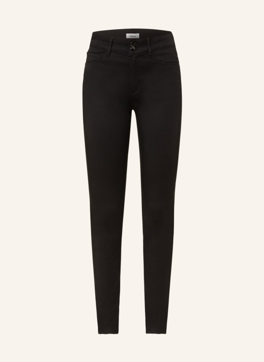 s.Oliver BLACK LABEL Skinny Jeans IZABELL, Farbe: 9999 GREY/BLACK(Bild 1)