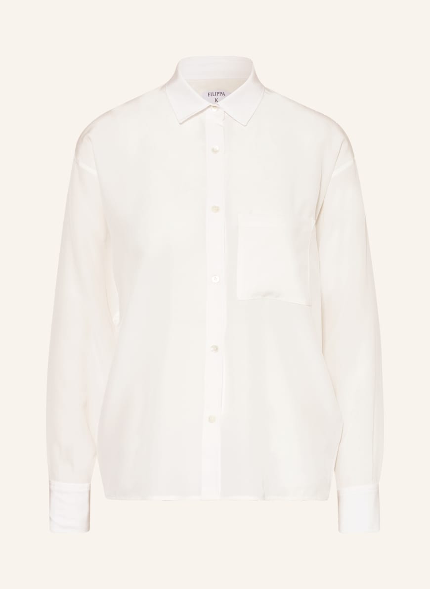 Filippa K Shirt blouse in silk, Color: WHITE(Image 1)