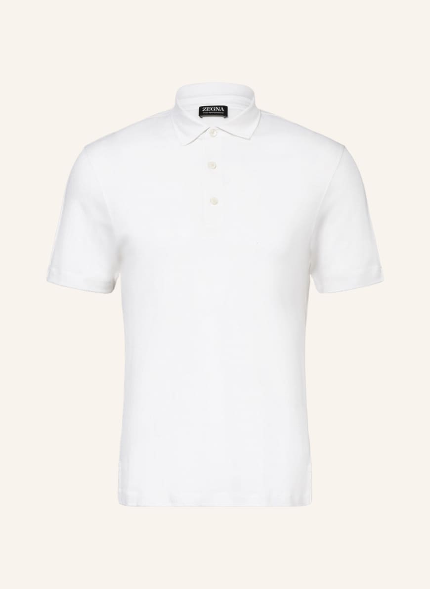 ZEGNA Piqué-Poloshirt, Farbe: ECRU(Bild 1)