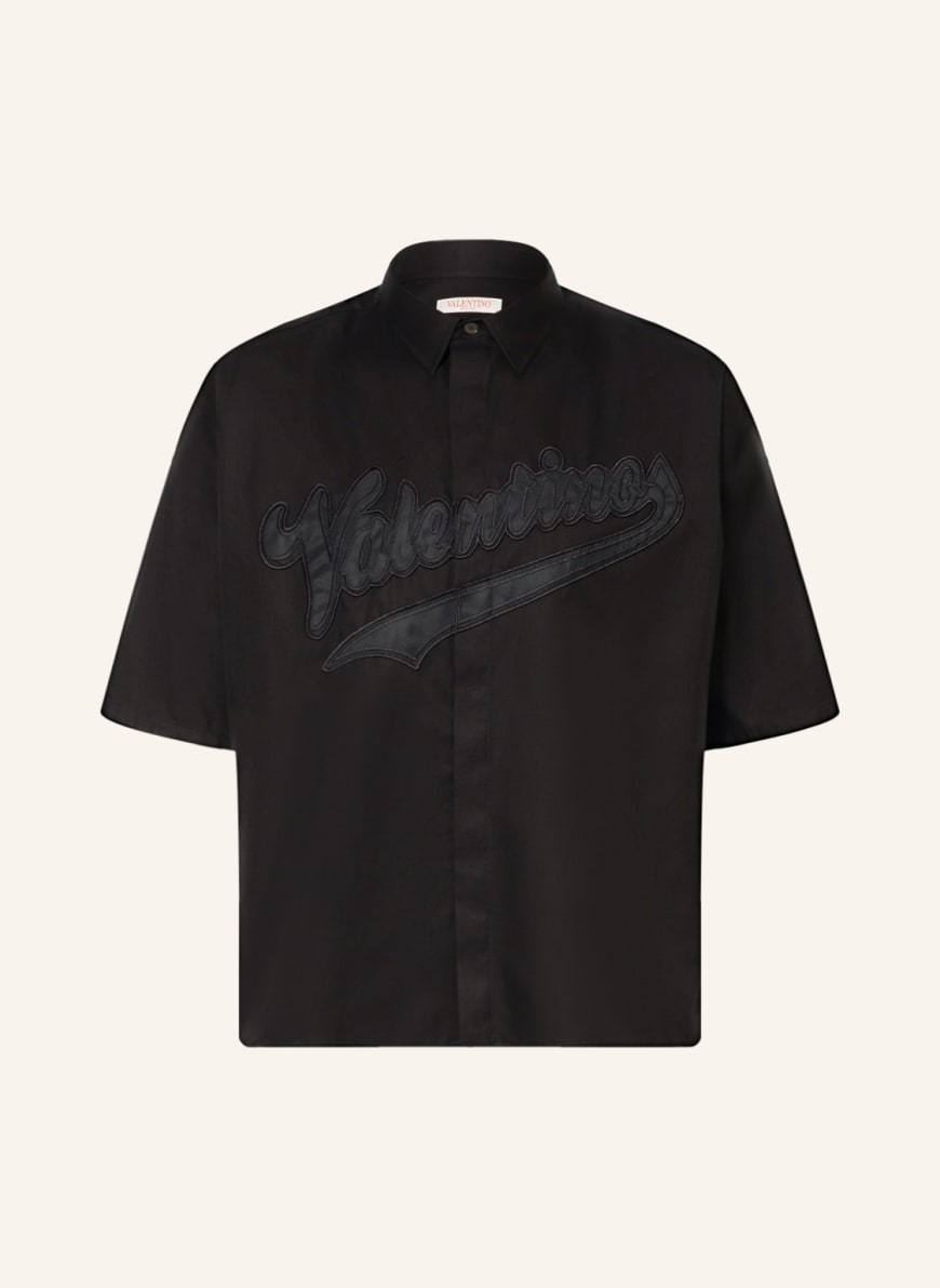 VALENTINO Short sleeve shirt, Color: BLACK(Image 1)