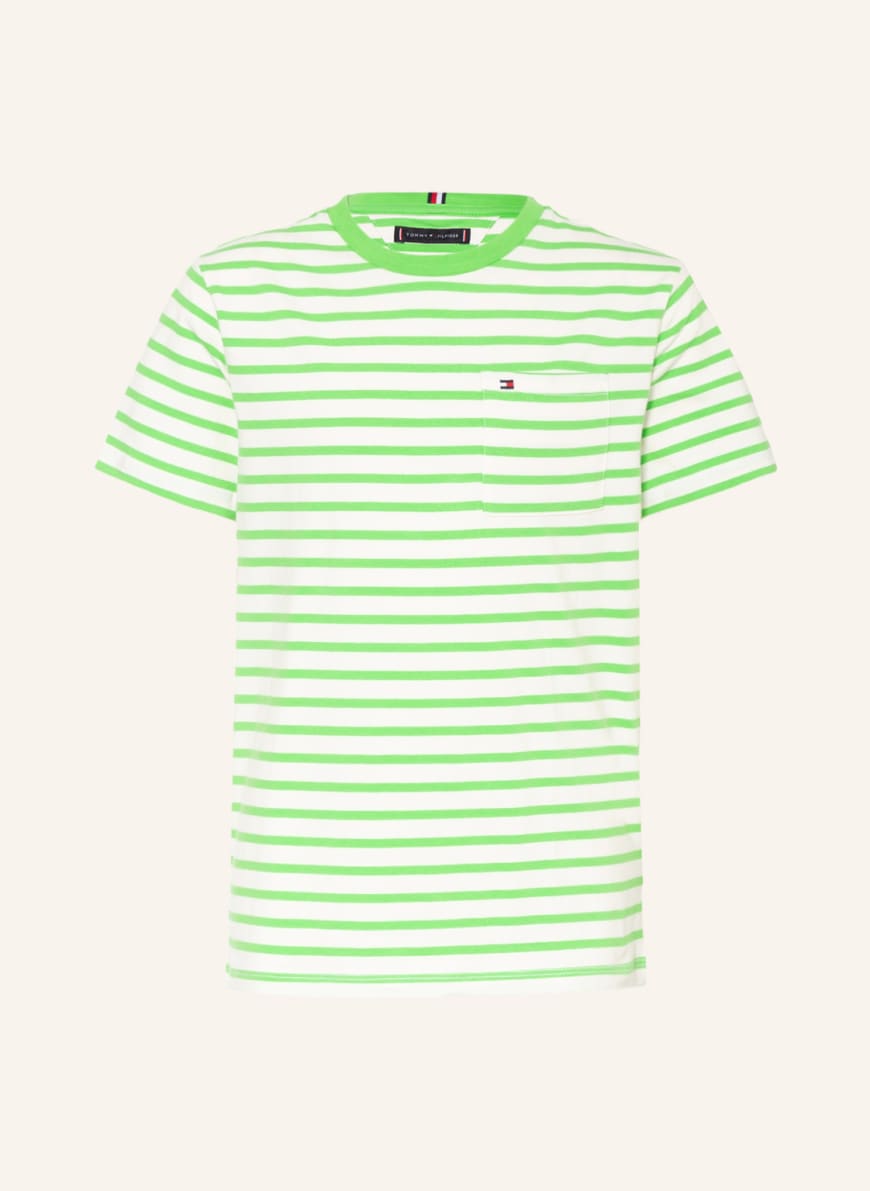 TOMMY HILFIGER T-Shirt, Farbe: CREME/ HELLGRÜN(Bild 1)