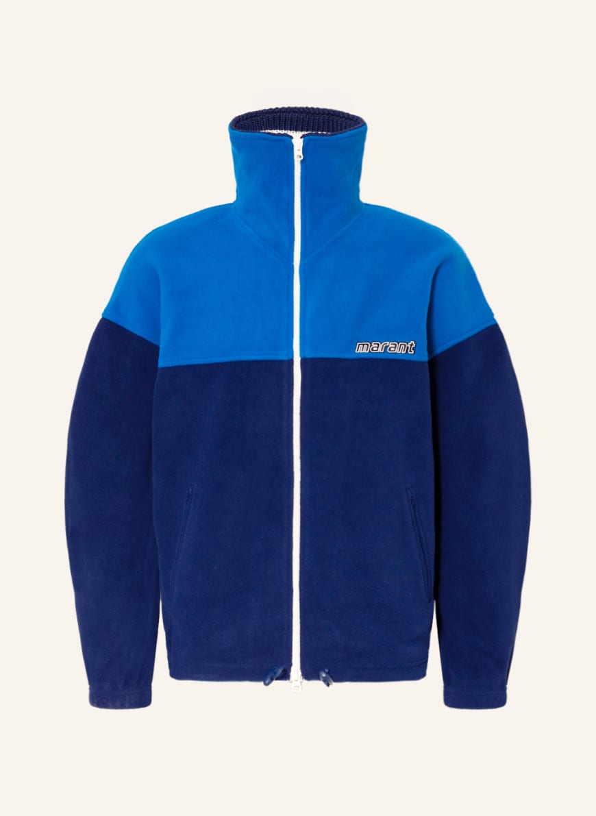 ISABEL MARANT Fleece jacket MALITH, Color: BLUE/ DARK BLUE(Image 1)