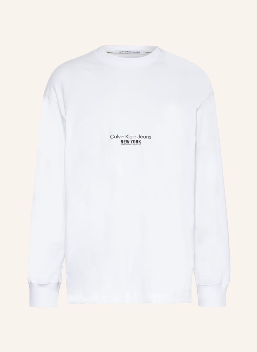 Calvin Klein Jeans Long sleeve shirt, Color: WHITE(Image 1)