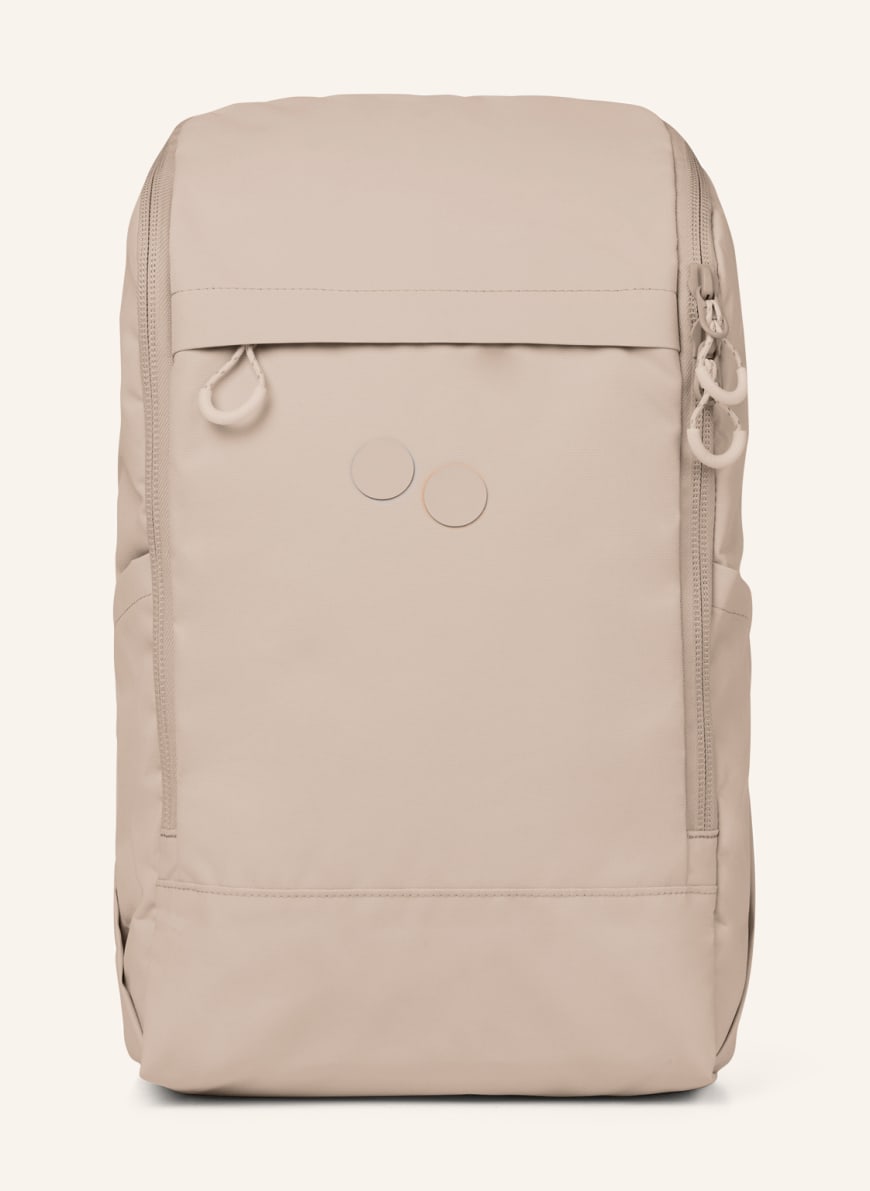 pinqponq Backpack PURIK with laptop compartment 21 l, Color: BEIGE (Image 1)