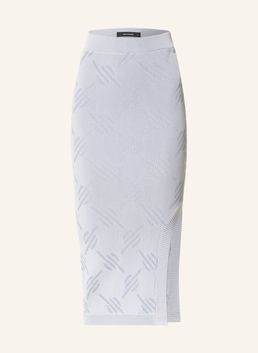 DAILY PAPER Knit skirt PABILA, Color: LIGHT BLUE/ WHITE(Image 1)