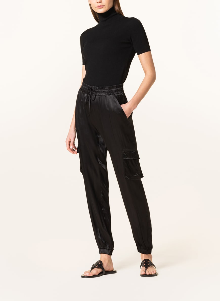 H&M Satin Cargo Pants