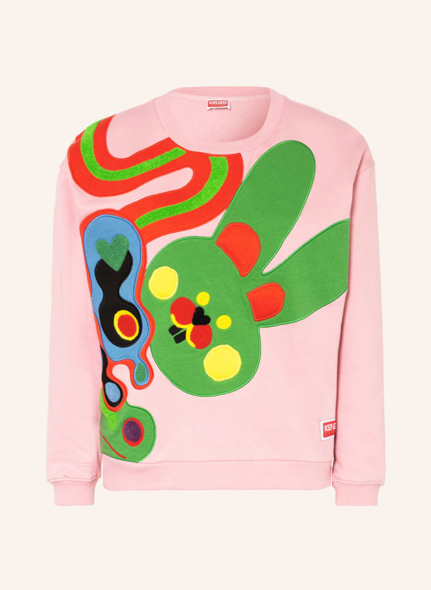 KENZO Sweatshirts, Color: PINK/ GREEN/ RED(Image 1)