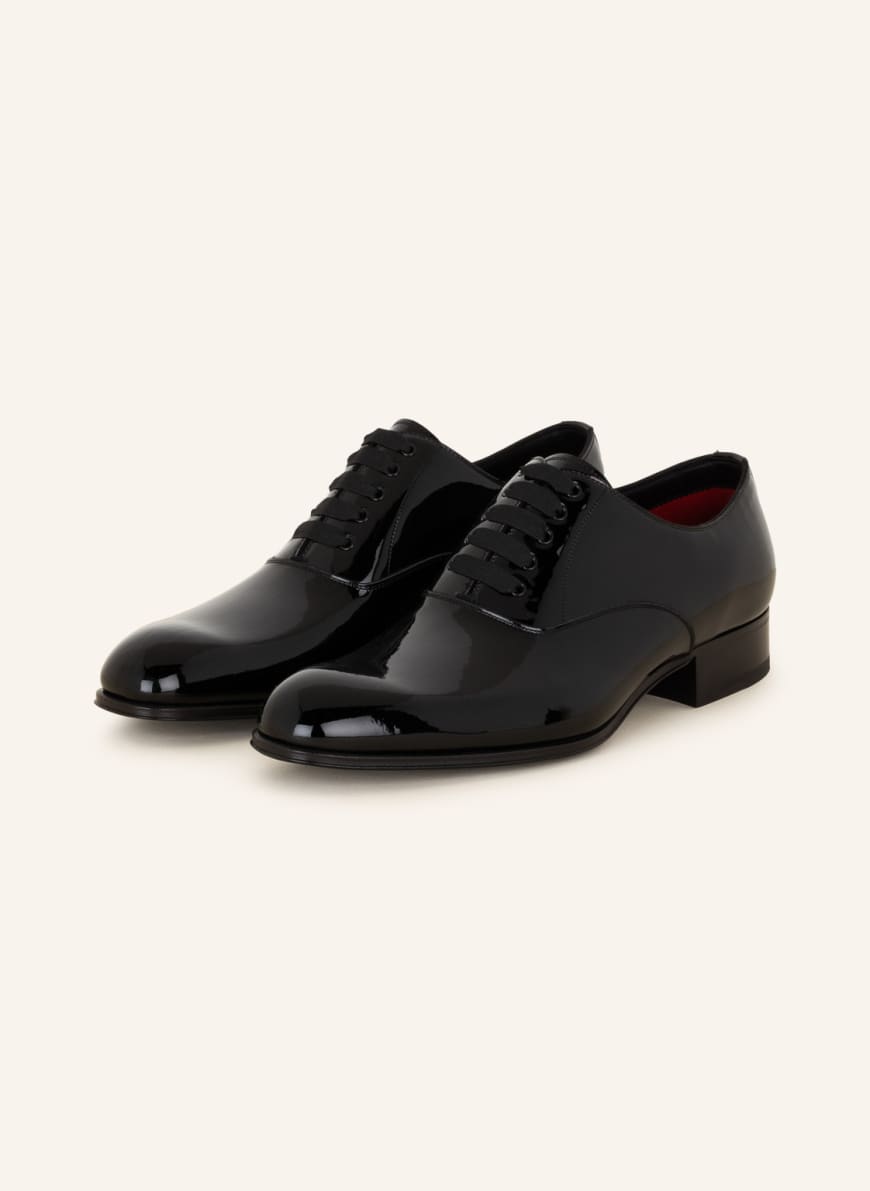 TOM FORD Patent lace-up shoes EDGAR in black | Breuninger