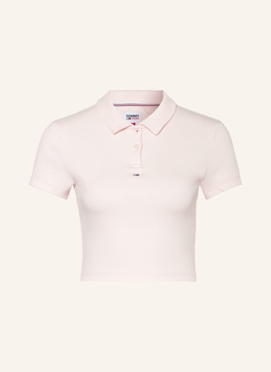 Cropped collared shop polo shirt