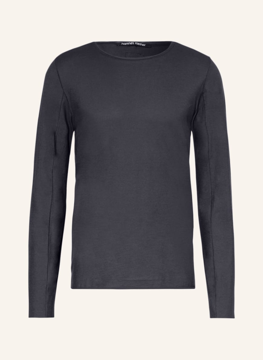 hannes roether Long sleeve shirt, Color: DARK GRAY(Image 1)