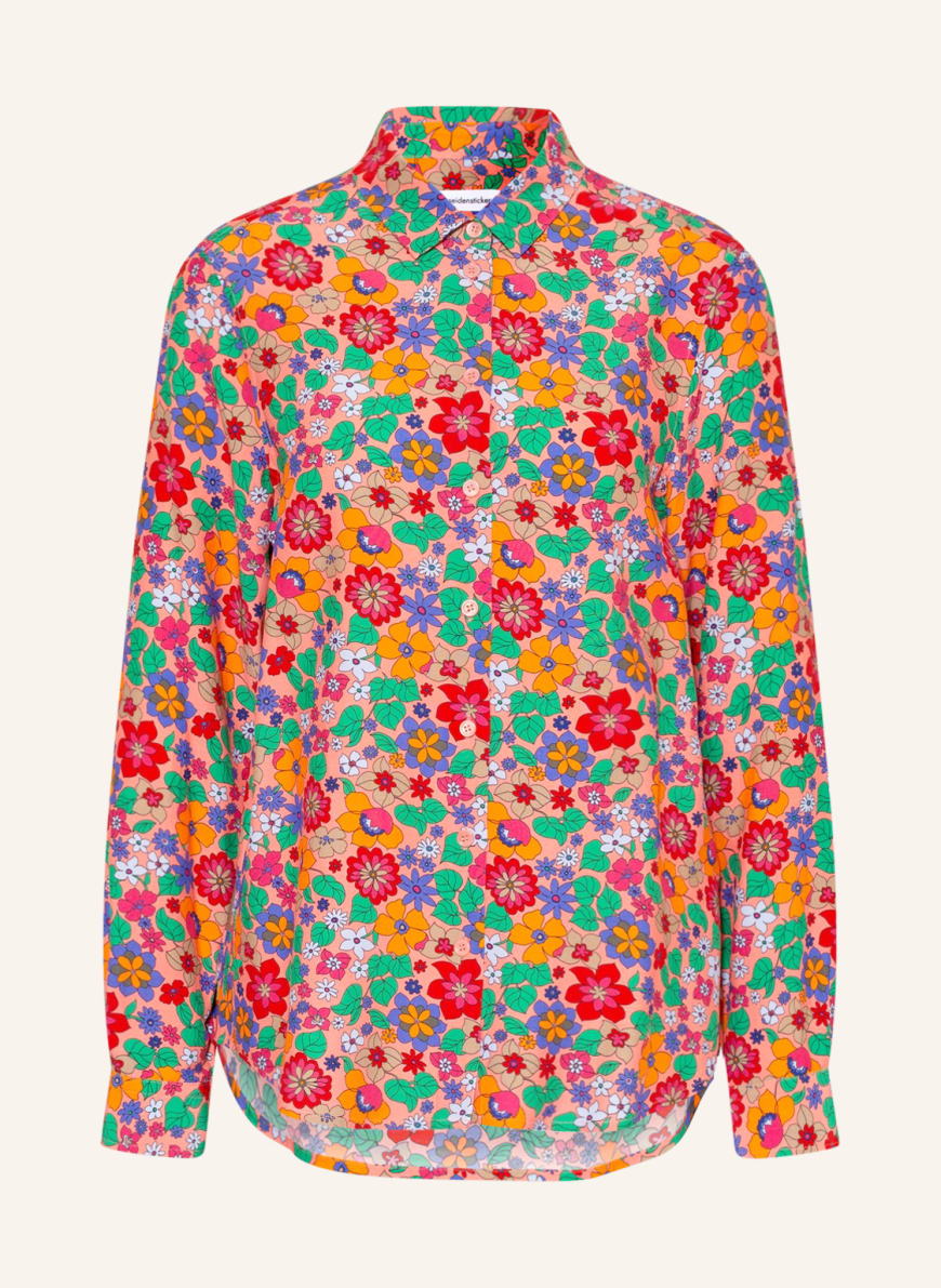 seidensticker Hemdbluse, Farbe: ORANGE/ GRÜN/ PINK(Bild 1)