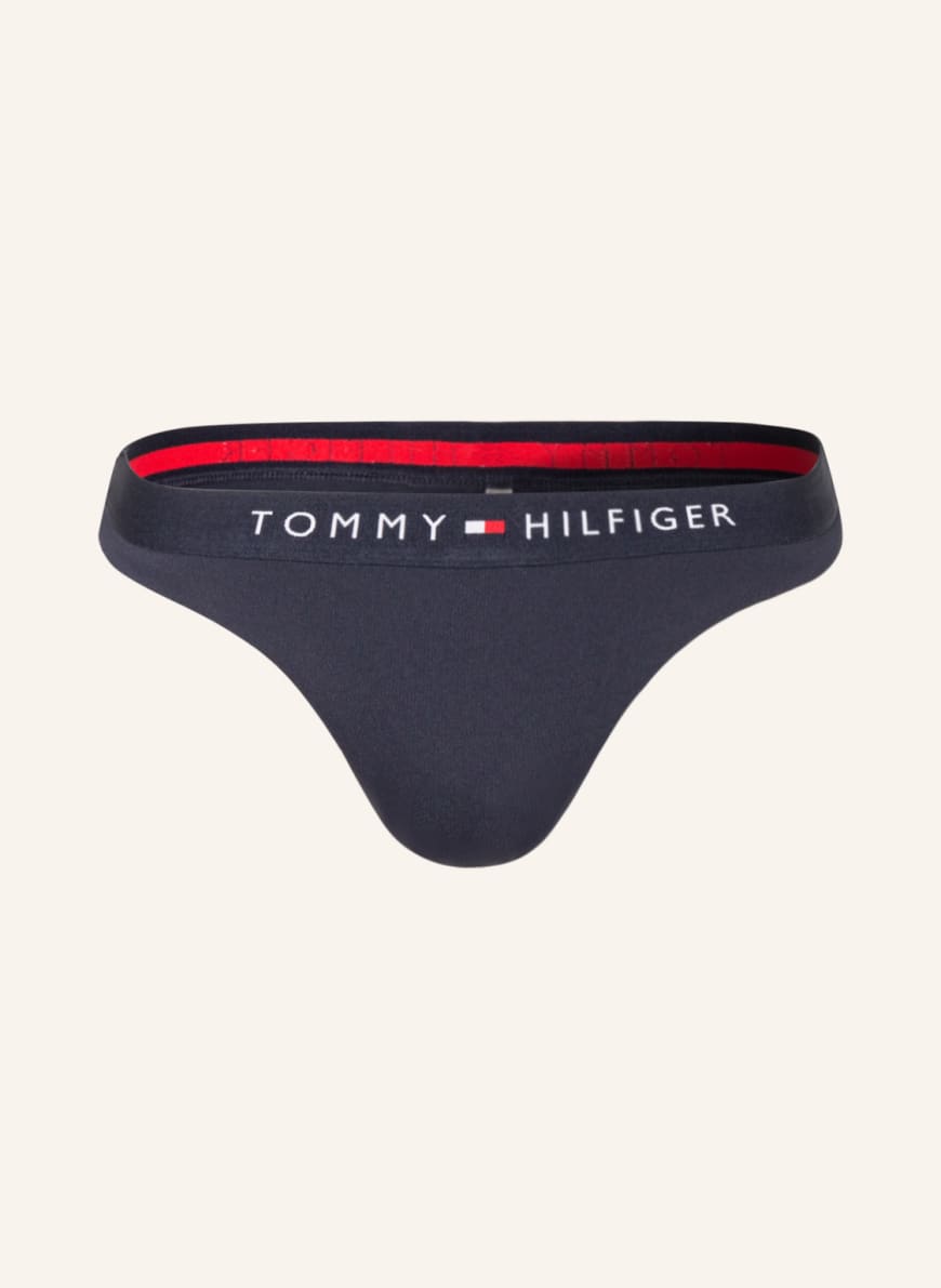 TOMMY HILFIGER Dół od bikini brazylijskiego, Kolor: GRANATOWY(Obrazek 1)