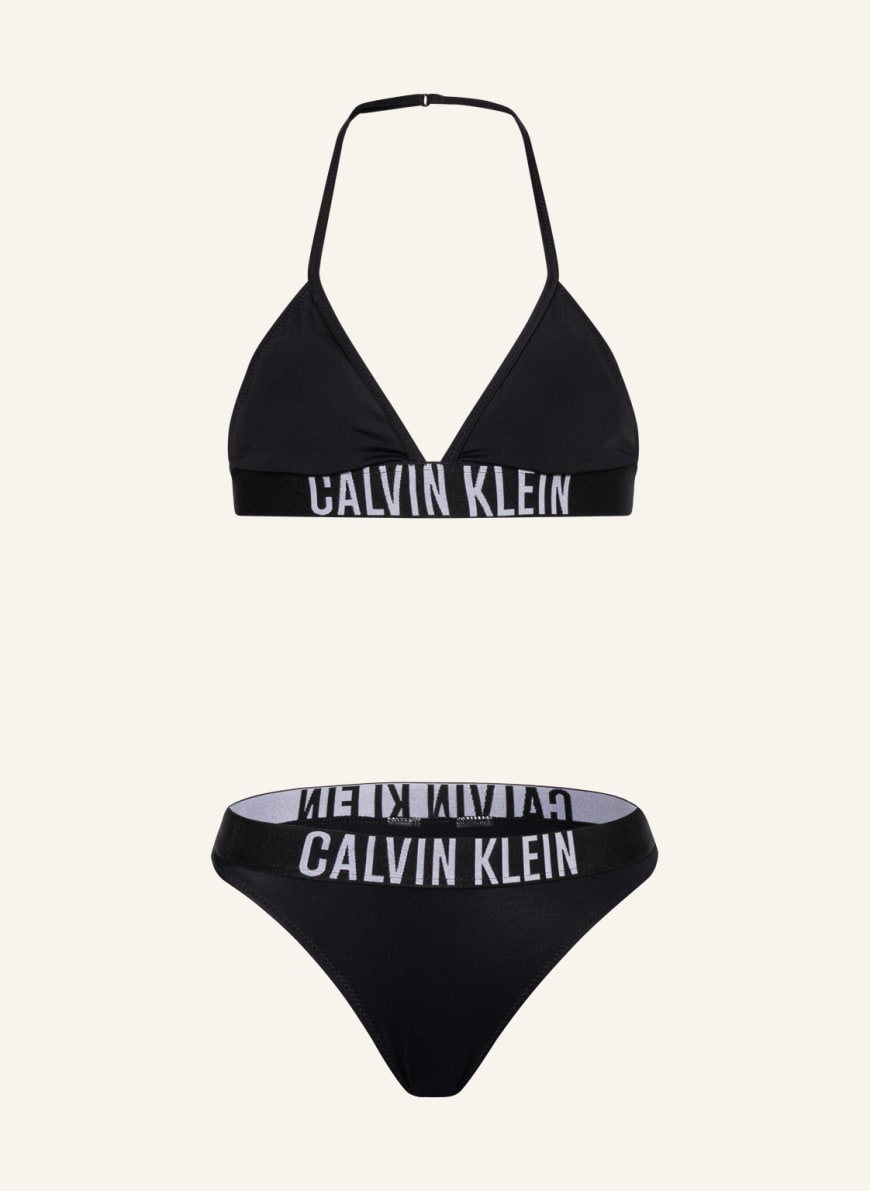 Calvin Klein Triangel-Bikini INTENSE POWER, Farbe: SCHWARZ(Bild 1)