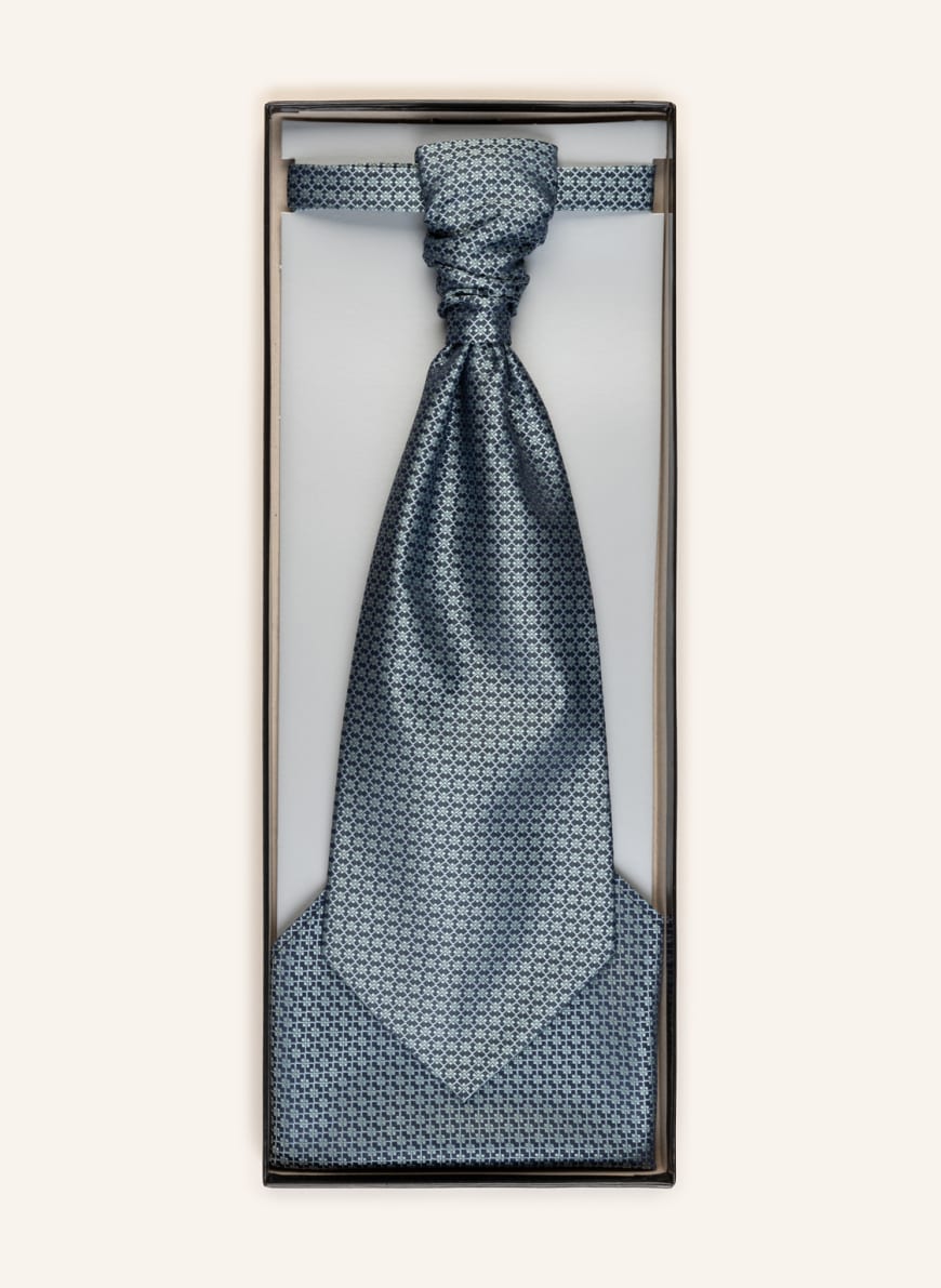 WILVORST Set: Tie and pocket square, Color: BLUE(Image 1)