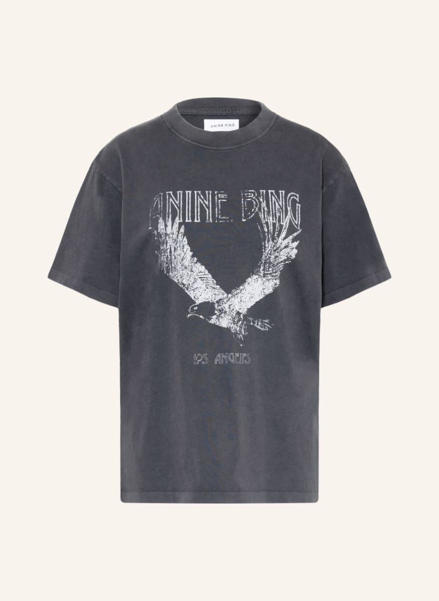 ANINE BING T-Shirt EAGLE, Farbe: DUNKELGRAU(Bild 1)