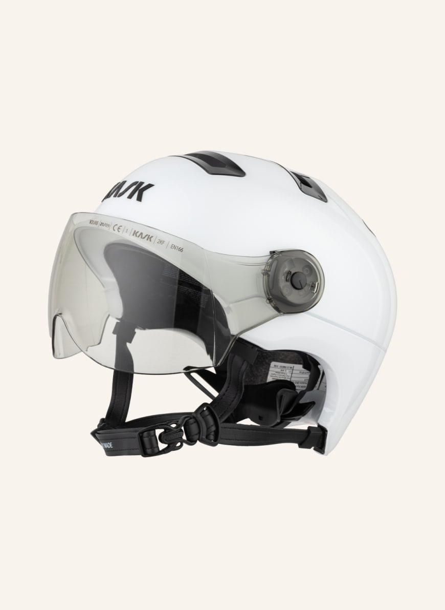 KASK Cycling helmet URBAN with visor, Color: WHITE(Image 1)