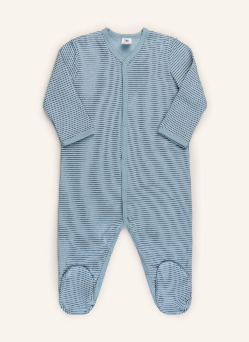 PETIT BATEAU Strampler, Farbe: BLAUGRAU/ BLAU(Bild 1)