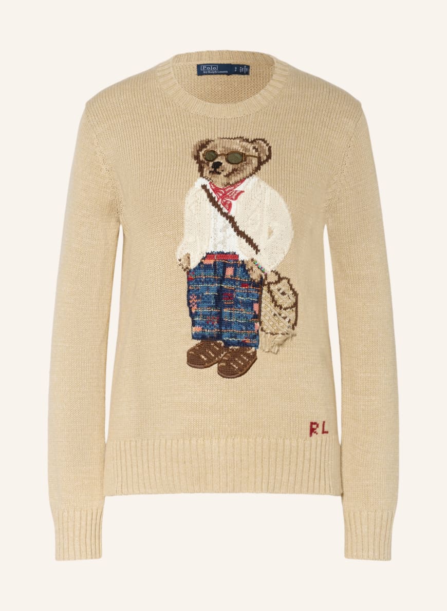 POLO RALPH LAUREN Sweater, Color: BEIGE(Image 1)