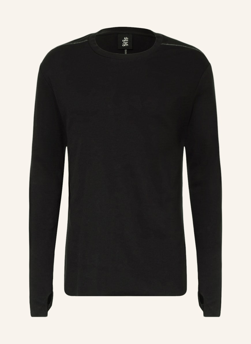 thom/krom Long sleeve shirt, Color: BLACK(Image 1)