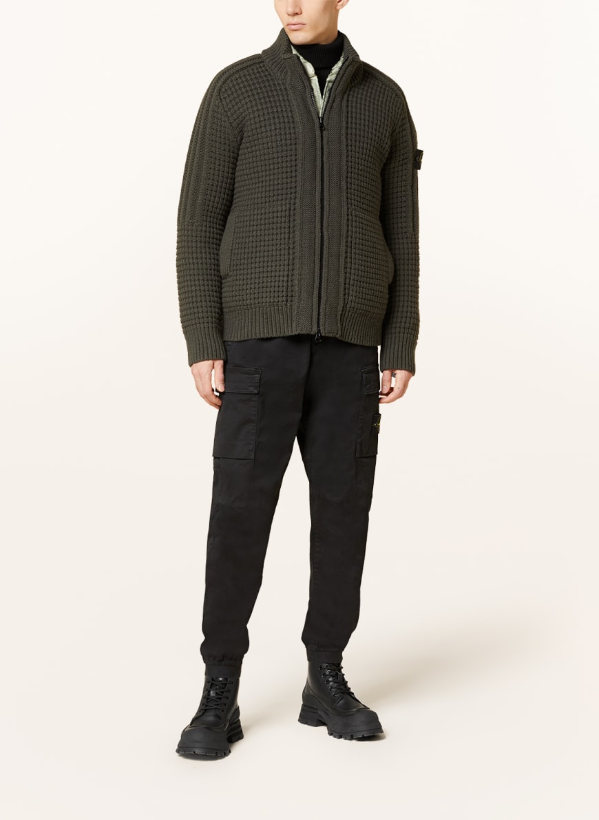 Stone island wool jacket sales