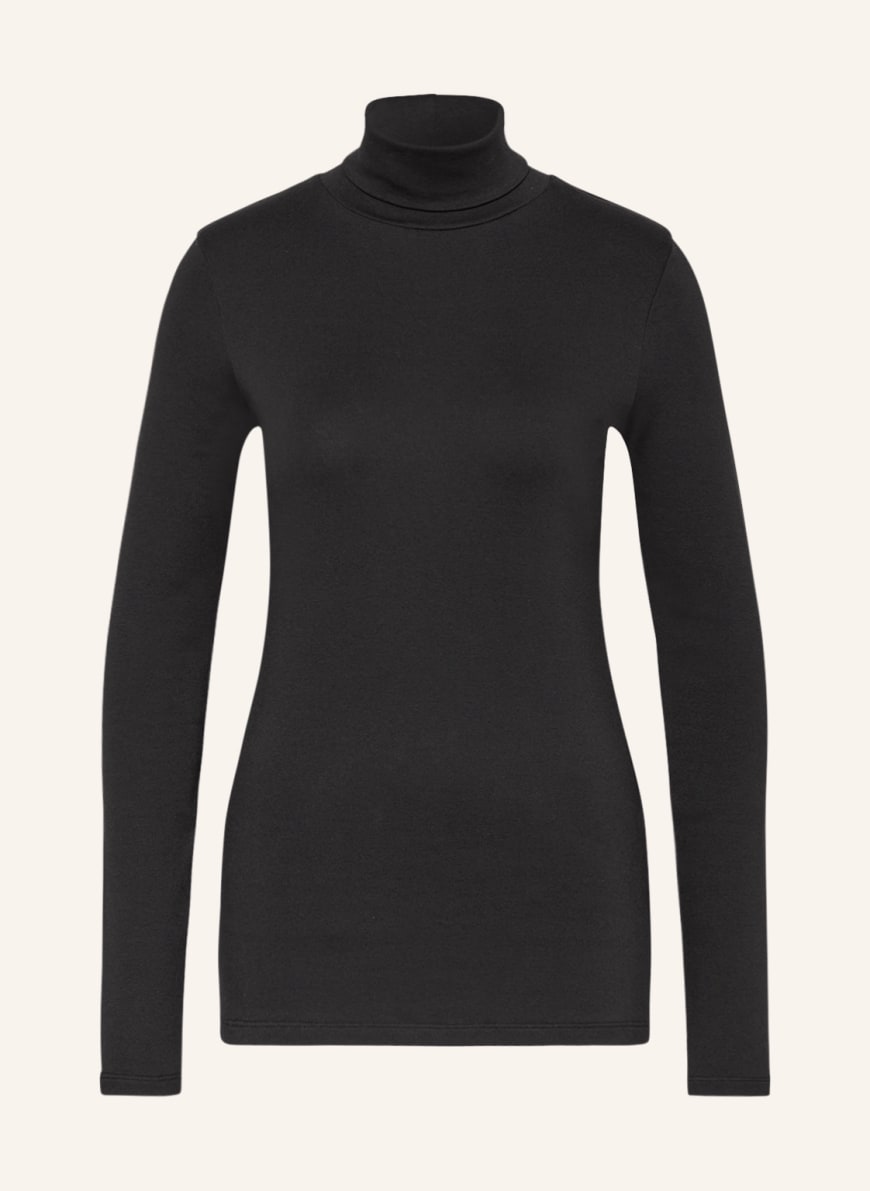 Ladies black cheap turtleneck top