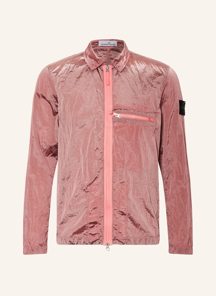 Stone island shop pink overshirt