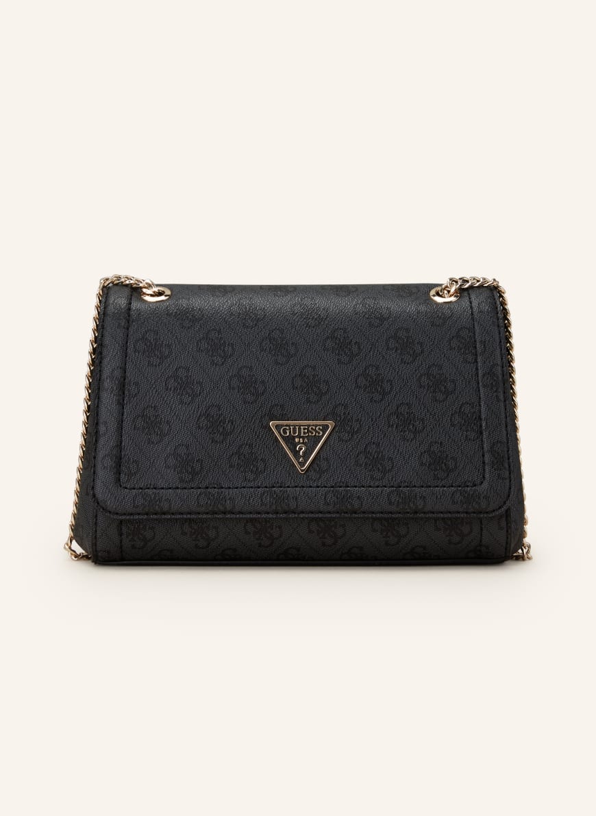 GUESS Umhängetasche NOELLE: SCHWARZ/ GRAU
