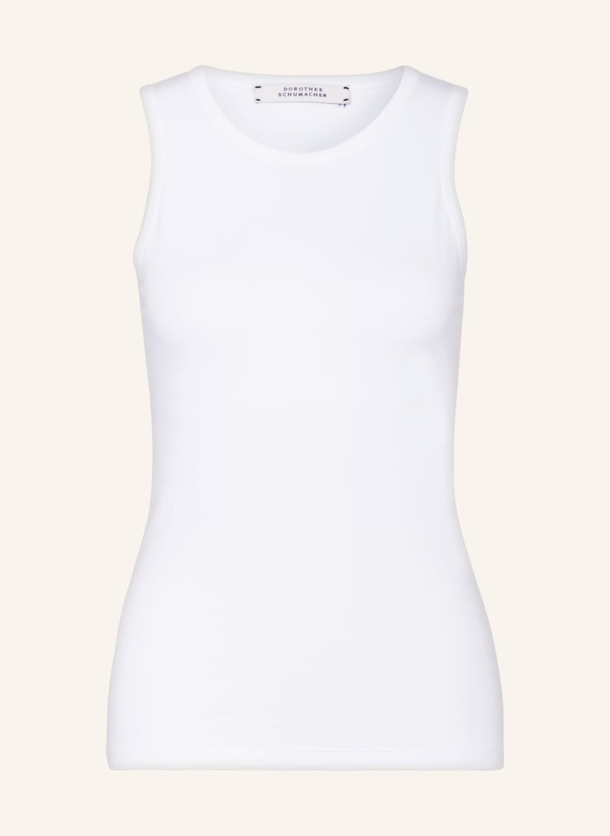 DOROTHEE SCHUMACHER Tanktop: WEISS